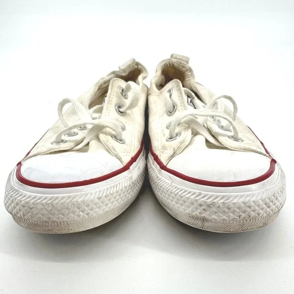 Converse‎ Chuck Taylor All Star Low Top Canvas Sneakers White Womens Size 9 - Picture 3 of 6